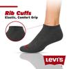 Levi's Mens 8 Pairs Crew Low Cut No Show Ankle Socks for Men Premium Athletic Men's Shoe Size 8-12 view 3