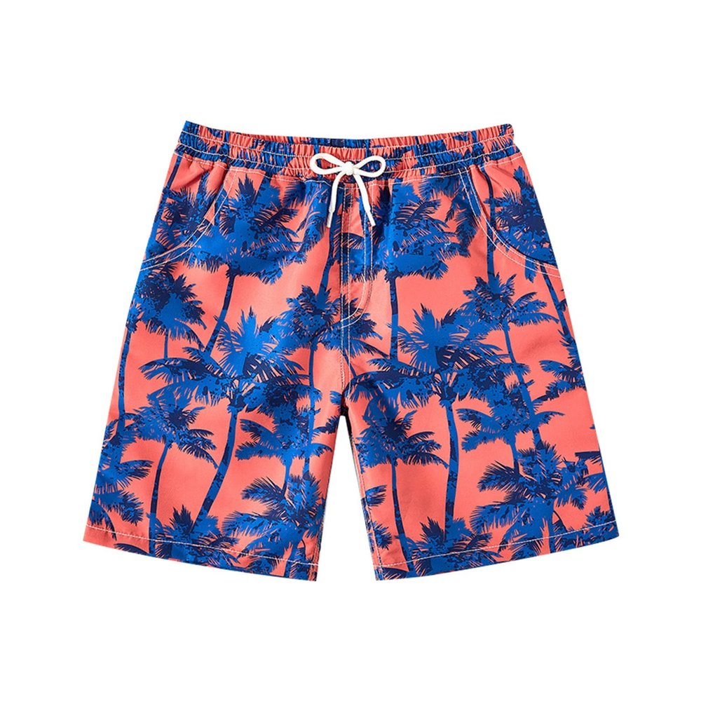 Big Kids Boy Beach Pants Swimming Short Pants Kids Boys Casual Shorts Sunscreen Beach Pants Boy's (Dark Blue, 7-8 Years)