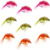 The Fly Fishing Place Beaded Shrimp Scud Assortment - 9 Flies - 3 Each of 3 Patterns Size 12 - Tailwater Lake Fly Fishing Flies Collection view 1