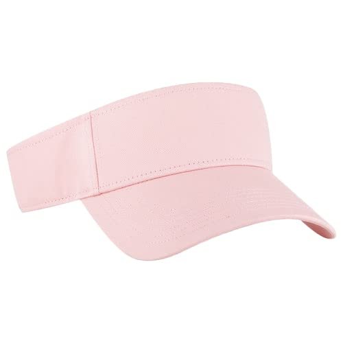 Ashen Fane Unisex Adjustable Cotton Sun Visor, Pink