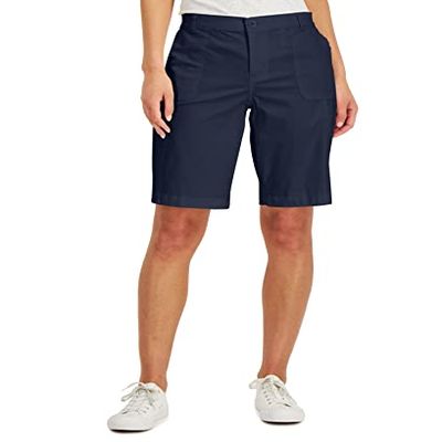 Karen S Women's Utility-Pocket Shorts Navy