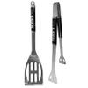 Siskiyou Sports NFL Detroit Lions 2 pc Black BBQ Set, One Size, Black view 1