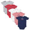 Carter's Baby Boys 5 Pack Bodysuit Set (Daddy's Wild One, 12 Months) view 1