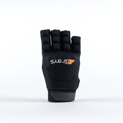 GRAYS Black Left Small Outdoor Field Hockey Gloves | Anatomic Pro Field (Fingerless)