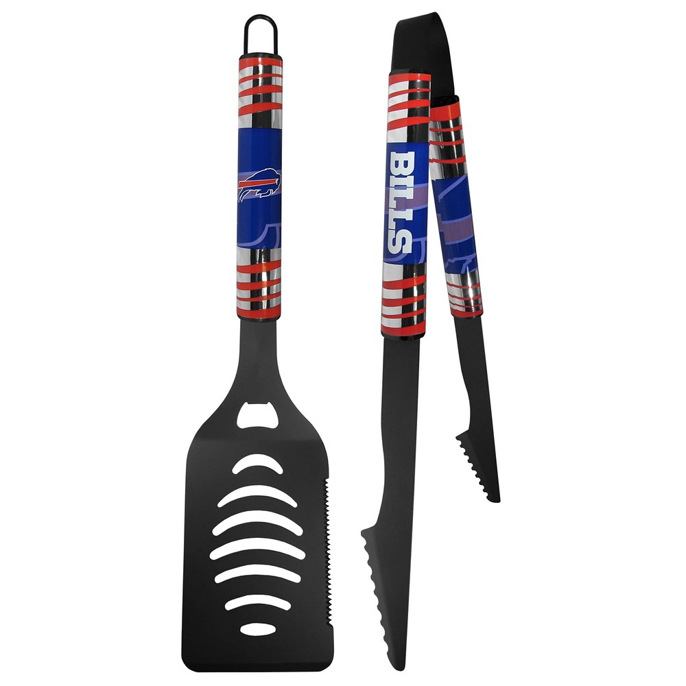 Siskiyou Sports NFL Buffalo Bills 2 pc Black Tailgate BBQ Set, One Size, Black
