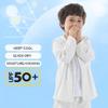 ACESTAR Kids UPF 50+ Sun Protection Shirts UV Long Sleeve Zip Up Hoodie SPF Cooling lightweight Jacket Workout Running Fishing Hiking (Light Blue,160) view 3