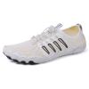 Asifn Water Shoes Beach Hiking Barefoot Aqua Sneakers Quick-Dry for Men Women Outdoor Trekking Walking Climbing White(10 US Men/11 US Women,10.63in Heel to Toe view 1