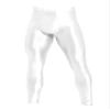 Moily Mens Thin Glossy Nylon Compression Baselayer Thermal Long Johns Underwear Footless Tights White Medium view 1