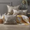 MEGCI 1pc Leaf Jacquard Cushion Cover Without Filler (Color : Multicolor, Size : 50 * 50) view 1