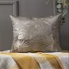 MEGCI 1pc Leaf Jacquard Cushion Cover Without Filler (Color : Multicolor, Size : 50 * 50) view 4