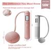 YOTTOY Cordless Jump Rope with Counter - Ropeless Jump Rope 2 In 1 with Large Cordless Ball-Weighted for Women with LCD Display (Pink) view 2
