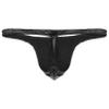 Fldy Men Letter Print Bikinis Bottom Swim Shorts Bathing Surfing Swimsuit Swimwear Latex G-string Mini Type A Large view 1