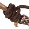 Billy Royal Schneiders Bosal Set W Futurity Headstall | Color Dark Oil/Black | Complete Show Ring Set | Grade A Leather | Basket Weave Tooling | 12 Plait Rawhide Bosal | Stylish Accents view 4