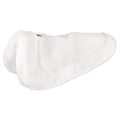 Dura-Tech Fleece & Memory Foam Half Pad with Wither Relief | Enhanced Shock Absorption | Promotes Back Comfort | Wither Relief Design | Suitable for Hard-to-Fit Horses | Sweat-Wicking Quilted Cotton