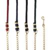 Schneiders Nylon Lead Rope with Brass Plated Chain | Durable & Rot-Resistant | 30 Brass-Plated Chain for Added Control | 8 Feet | Color Navy view 3