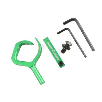 KAUYITWA Archery Bowfishing Arrow Rest Anodized Aluminum Alloy Arrow Rest for Compound Bow Recurve Bow Fishing Accessory (Green)
