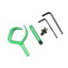 KAUYITWA Archery Bowfishing Arrow Rest Anodized Aluminum Alloy Arrow Rest for Compound Bow Recurve Bow Fishing Accessory (Green) view 1