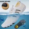 Asifn Water Shoes Beach Hiking Barefoot Aqua Sneakers Quick-Dry for Men Women Outdoor Trekking Walking Climbing Black(7 US Men/8 US Women,9.65in Heel to Toe view 4