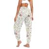 Aflyko Women Boho Trousers Mushroom Herb Botanic Sweatpants Yoga Dance Harem Pants view 2