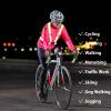 Fepdiu High Visibility Reflective Vest Safety Vest Running Reflective Gear Adjustable Reflective Vest for Walking,Jogging,Hiking,Night Cycling (Yellow) view 4
