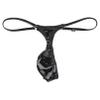 Fldy Men Letter Print Bikinis Bottom Swim Shorts Bathing Surfing Swimsuit Swimwear Latex G-string Mini Type B XX-Large view 1