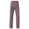 GOKKILRW Chinos for Men Casual Slim Fit Dress Pants Plaid Stretch Flat-Front Skinny Pants Business Work Pencil Lounge Pants(Wine,XX-Large) view 4
