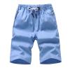 GOKKILRW Men's Casual Shorts Elastic Waist Outdoor Comfy Workout Shorts Big and Tall Summer Beach Shorts Swimming Shorts(Blue,4X-Large) view 1