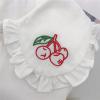Girl's Lace Embroidered Turn Down Collar Long Sleeved Cotton Casual Shirt Cute Clothes for 1 to 6 (Green, 12-18 Months) view 4