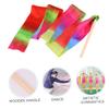 BESPORTBLE 2pcs Colorful Rhythmic Gymnastics Dancing Ribbon Streamers for Boys and Girls Dance Gymnastics Training and Artistic Performance Activities view 3