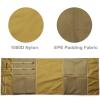 DEYACE Shooting Mats Prone Padded, Extra Large Portable Roll Up Shooting Padded Mat for Range Shooting and Hunting (Tan) view 3