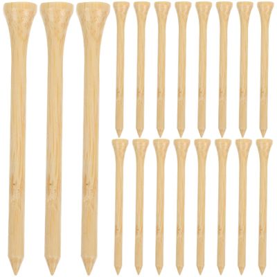 50pcs Golf Professional Golf Tees Golf Pegs Golf Ball Stands Golf Training Accessories Convenient Golf Tees Sturdy Golf Tees Bamboo Golf Spikes Small Golf Tees Golf Mat Tees