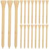 50pcs Golf Professional Golf Tees Golf Pegs Golf Ball Stands Golf Training Accessories Convenient Golf Tees Sturdy Golf Tees Bamboo Golf Spikes Small Golf Tees Golf Mat Tees view 1