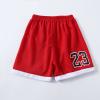 Admireme Toddler Kids Sports Shorts Set Baby Boys Girls Jerseys 2 Piece Basketball Tank Top Mesh Shorts Set (Red, 5 Years) view 3