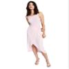 Now This Womens Side Tie Knit Midi Dress Bubblegum Pink XL view 1