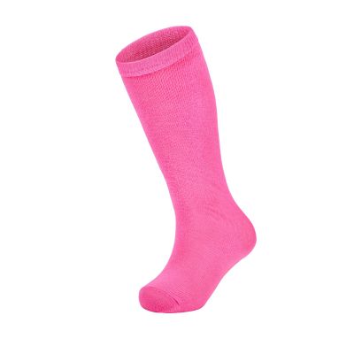 Toddler Baseball Soccer Socks Kids Athletic Tube Girls Boys Softball Youth Knee High Socks 1 Pack Rose Pink 3-6T