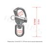 RANYUSS Pair of 3.5in(87mm) Swivel Eye Snap Shackle Quick Release Bail Rigging Sailing Boat Marine Grade Stainless Steel Clip view 2