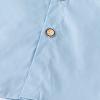 Little & Big Boys Solid Color Short Sleeve Button Down Shirt with Pockets for 2 to 8 Years Old Baby (Pink, 4-5 Years) view 2