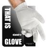 eLusefor Tactile Enhanced Tour Class Golf Glove - Wrap-Finger Design, Cabretta Grip, Skin Fit, All-White Elegance view 1