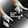 eLusefor Tactile Enhanced Tour Class Golf Glove - Wrap-Finger Design, Cabretta Grip, Skin Fit, All-White Elegance view 3