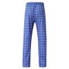 GOKKILRW Chinos for Men Casual Slim Fit Dress Pants Plaid Stretch Flat-Front Skinny Pants Business Work Pencil Lounge Pants(Blue,XX-Large) view 4