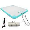 AZXRHWYGS Inflatable Floating Dock, Floating Dock Platform 10x6 ft Floating Raft with Air Pump, Carry Bag for Lake/Boats/Island/Swimming Pool view 1