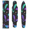 YETTASBIN Bat Skateboard Grip Tape, Bubble Free Anti Slip Longboard Grip Tape Sheet Sticker Deck Sandpaper for Rollerboard, 44 x 10 Inch view 4