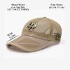 Marotow Cool Full Mesh Baseball Cap for Men, Unisex Summer Mesh Baseball Cap (Khaki) view 2