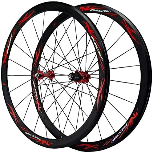ZECHAO 700C Road Bike Wheelset QR Double Walled Aluminum Alloy Rim Sealed Bearings Bike Wheel 7 8 9 10 11 12 Speed Wheelset
