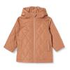 Amazon Essentials Unisex Kids' Long Quilted Jacket, Light Brown, Large view 1
