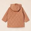 Amazon Essentials Unisex Kids' Long Quilted Jacket, Light Brown, Large view 2