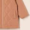 Amazon Essentials Unisex Kids' Long Quilted Jacket, Light Brown, Large view 3