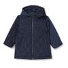 Amazon Essentials Unisex Kids' Long Quilted Jacket, Navy, Medium view 1