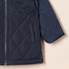 Amazon Essentials Unisex Kids' Long Quilted Jacket, Navy, Medium view 3
