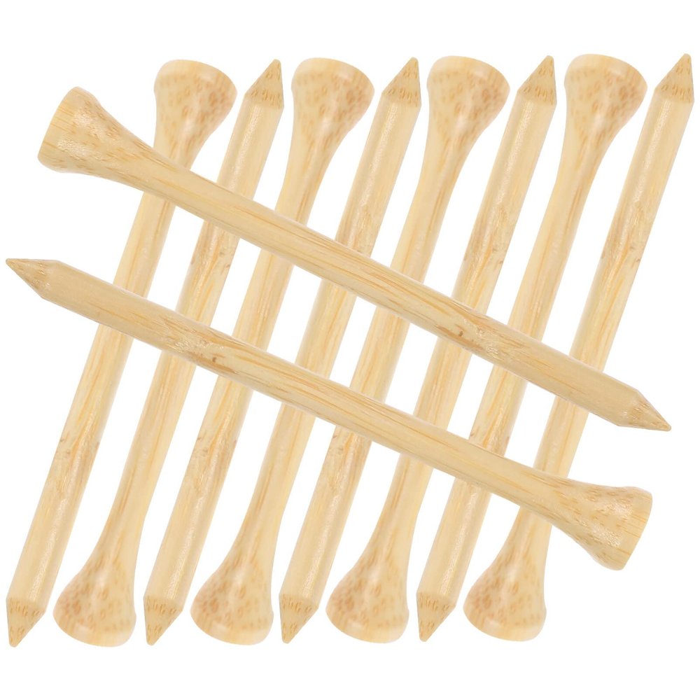 BESPORTBLE 50pcs Bamboo Golf Tees Set Royal Blue Golf Pegs Balls Stands Multifunctional Supplies